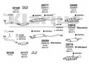 KLARIUS 391169E išmetimo sistema 
 Išmetimo sistema -> Išmetimo sistema, visa