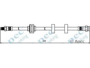 APEC braking HOS3973 stabdžių žarnelė 
 Stabdžių sistema -> Stabdžių žarnelės
46554126, 46554126, 46784455, 60816986