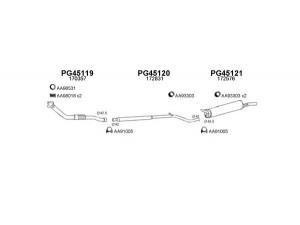 VENEPORTE 450458 išmetimo sistema 
 Išmetimo sistema -> Išmetimo sistema, visa