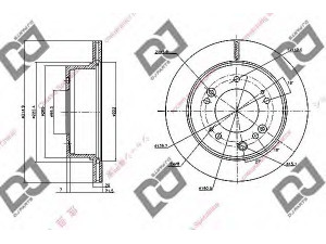 DJ PARTS BD2195 stabdžių diskas 
 Dviratė transporto priemonės -> Stabdžių sistema -> Stabdžių diskai / priedai
58411-3E500, 584113E500