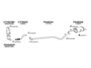 VENEPORTE 450749 išmetimo sistema 
 Išmetimo sistema -> Išmetimo sistema, visa