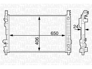 MAGNETI MARELLI 350213126300 radiatorius, variklio aušinimas 
 Aušinimo sistema -> Radiatorius/alyvos aušintuvas -> Radiatorius/dalys
169 500 00 03, 169 500 07 03, 169 500 18 03