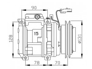 NRF 32452G kompresorius, oro kondicionierius 
 Oro kondicionavimas -> Kompresorius/dalys
0K01B61450B, 0K01B61450C, OK01B61450B