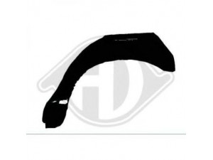 DIEDERICHS 9120131 šoninis skydas 
 Kėbulas -> Kuro bakas/dalys