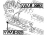 FEBEST VWAB-020 valdymo svirties/išilginių svirčių įvorė
6Q0407151L, 6Q0407182A