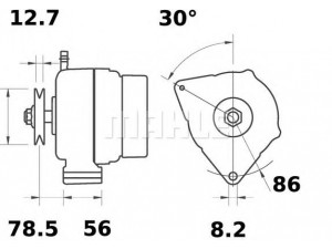 MAHLE ORIGINAL MG 237 kintamosios srovės generatorius
2147483647, 195172