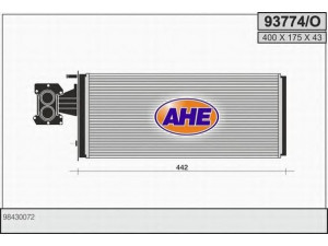 AHE 93774/O šilumokaitis, salono šildymas 
 Šildymas / vėdinimas -> Šilumokaitis
98430072