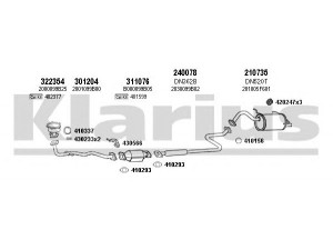 KLARIUS 270390E išmetimo sistema