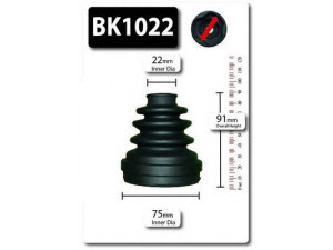 SHAFTEC BK1022 gofruotoji membrana, kardaninis velenas 
 Ratų pavara -> Gofruotoji membrana