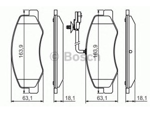 BOSCH 0 986 494 499 stabdžių trinkelių rinkinys, diskinis stabdys 
 Techninės priežiūros dalys -> Papildomas remontas
4406000Q0G, 4406000Q0M, 4406000Q1K