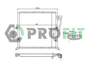 PROFIT PR 0063C1 kondensatorius, oro kondicionierius 
 Oro kondicionavimas -> Kondensatorius
64538367946, 64538369105, 64538373004