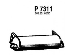FENNO P7311 galinis duslintuvas 
 Išmetimo sistema -> Duslintuvas
068251053A, 068251053D