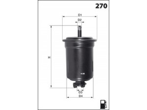 MECAFILTER ELE6115 kuro filtras 
 Techninės priežiūros dalys -> Papildomas remontas
3191105000
