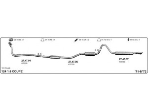 IMASAF 524000361 išmetimo sistema 
 Išmetimo sistema -> Išmetimo sistema, visa