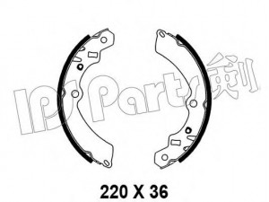 IPS Parts IBL-4812 stabdžių trinkelė 
 Stabdžių sistema -> Būgninis stabdys -> Stabdžių įdėklas/ trinkelė
53200-60810, 53210-60A00