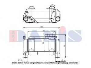 AKS DASIS 266013N alyvos aušintuvas, lėtintuvas
81325600050, 81325600060, 81325606081