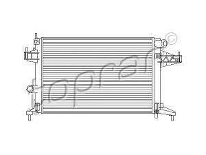TOPRAN 206 971 radiatorius, variklio aušinimas 
 Aušinimo sistema -> Radiatorius/alyvos aušintuvas -> Radiatorius/dalys
09201956, 13 00 237, 9201956