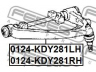 FEBEST 0124-KDY281RH vikšro valdymo svirtis 
 Ašies montavimas/vairavimo mechanizmas/ratai -> Valdymo svirtis/pasukamosios svirties sujungimas -> Vairo trauklės (valdymo svirtis, išilginis balansyras, diago
48066-29165