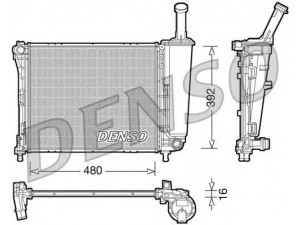 DENSO DRM09088 radiatorius, variklio aušinimas 
 Aušinimo sistema -> Radiatorius/alyvos aušintuvas -> Radiatorius/dalys
51892709, 51939068
