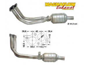 MAGNAFLOW 88819 katalizatoriaus keitiklis 
 Išmetimo sistema -> Katalizatoriaus keitiklis
867253208GX, 867253208X