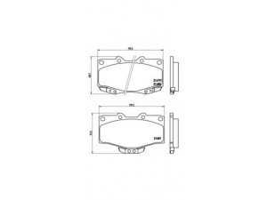 BREMBO P 83 009 stabdžių trinkelių rinkinys, diskinis stabdys 
 Techninės priežiūros dalys -> Papildomas remontas
0446535030, 0446535031, 0446535040