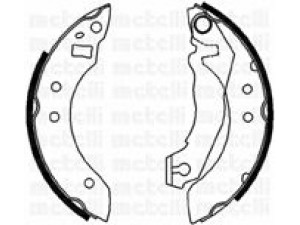 METELLI 53-0105 stabdžių trinkelių komplektas 
 Techninės priežiūros dalys -> Papildomas remontas