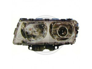 DIEDERICHS 1242187 priekinis žibintas 
 Kėbulas -> Priekinis žibintas/dalys -> Priekinis žibintas/įterp.
63128386291, 8386291