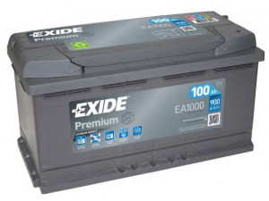 EXIDE _EA1000 starterio akumuliatorius; starterio akumuliatorius 
 Elektros įranga -> Akumuliatorius
60672125, 61 21 6 946 334, 61 21 8 385 398
