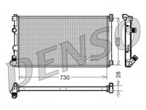 DENSO DRM23092 radiatorius, variklio aušinimas 
 Aušinimo sistema -> Radiatorius/alyvos aušintuvas -> Radiatorius/dalys
2140000QAJ, 4414972, 7701057119