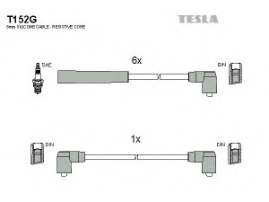 TESLA T152G uždegimo laido komplektas 
 Kibirkšties / kaitinamasis uždegimas -> Uždegimo laidai/jungtys