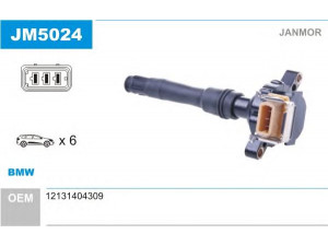 JANMOR JM5024 ritė, uždegimas 
 Kibirkšties / kaitinamasis uždegimas -> Uždegimo ritė
12131404309