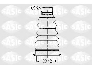 SASIC 4003434 gofruotoji membrana, kardaninis velenas 
 Ratų pavara -> Gofruotoji membrana
7701466120