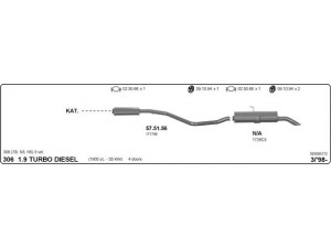 IMASAF 563000172 išmetimo sistema 
 Išmetimo sistema -> Išmetimo sistema, visa