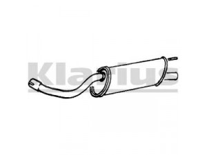 KLARIUS JR276J galinis duslintuvas 
 Išmetimo sistema -> Duslintuvas
CBC2803, CBC7517, CBC8785, CBC2803
