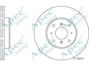 APEC braking DSK555 stabdžių diskas 
 Dviratė transporto priemonės -> Stabdžių sistema -> Stabdžių diskai / priedai
45251SG9000, CLP7893, DCP7893, DLP7893