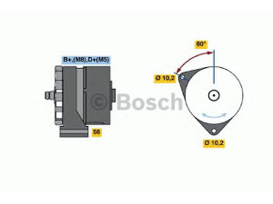 BOSCH 0 120 469 590 kintamosios srovės generatorius 
 Elektros įranga -> Kint. sr. generatorius/dalys -> Kintamosios srovės generatorius