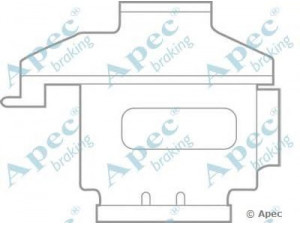 APEC braking KIT587 priedų komplektas, stabdžių trinkelė 
 Stabdžių sistema -> Būgninis stabdys -> Dalys/priedai