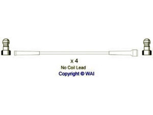 WAIglobal SL656 uždegimo laido komplektas