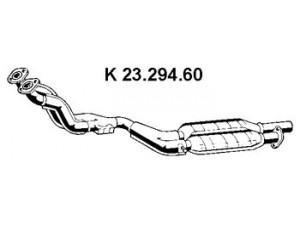 EBERSPÄCHER 23.294.60 katalizatoriaus keitiklis; konversijos katalizatorius 
 Išmetimo sistema -> Katalizatoriaus keitiklis
124 490 41 20, 124 490 90 20