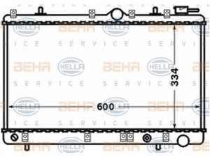 HELLA 8MK 376 768-441 radiatorius, variklio aušinimas
25310-24000, 25310-24001, 25310-24100