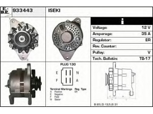EDR 933443 kintamosios srovės generatorius
111042, A1T11574, A1T22074, AH2035M4