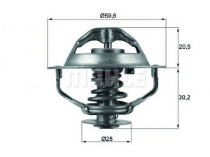 BEHR TX 107 90D termostatas, aušinimo skystis 
 Aušinimo sistema -> Termostatas/tarpiklis -> Thermostat
272335, 9125406