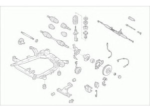 ZF Parts OPEL-ASTRA-FZ020 vairavimo mechanizmas; rato pakaba 
 Ašies montavimas/vairavimo mechanizmas/ratai -> Prekių paieška pagal schemą