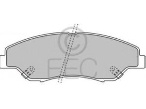 EEC BRP1124 stabdžių trinkelių rinkinys, diskinis stabdys 
 Techninės priežiūros dalys -> Papildomas remontas