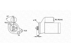 MAGNETI MARELLI 943253112010 starteris 
 Elektros įranga -> Starterio sistema -> Starteris
020911023FX, 020911023H, 020911023S