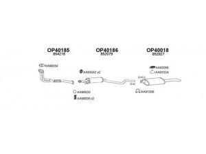 VENEPORTE 400200 išmetimo sistema 
 Išmetimo sistema -> Išmetimo sistema, visa