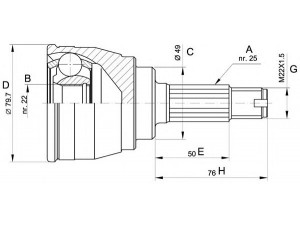 OPEN PARTS CVJ5148.10 jungčių komplektas, kardaninis velenas 
 Ratų pavara -> Sujungimai/komplektas
4410164B10, 4410164B11, 4410164B20