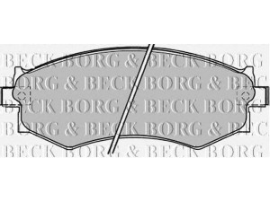 BORG & BECK BBP1173 stabdžių trinkelių rinkinys, diskinis stabdys 
 Techninės priežiūros dalys -> Papildomas remontas
41060-76L91, 41060-78J90, 41060-G8190