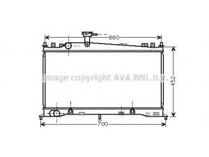 AVA QUALITY COOLING MZ2161 radiatorius, variklio aušinimas 
 Aušinimo sistema -> Radiatorius/alyvos aušintuvas -> Radiatorius/dalys
LF2115200, LF2115200A, LF2115200B