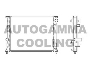 AUTOGAMMA 105918 radiatorius, variklio aušinimas
68050126AA, 68050126AB